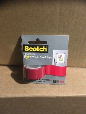 Scotch Expressions Tape Red